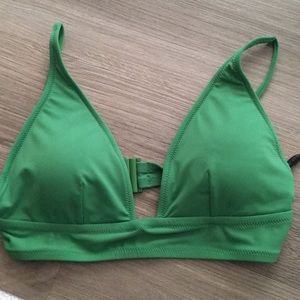 NWT Green J.Crew Bikini Top
